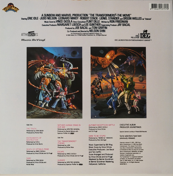 Various - The Transformers®: The Movie (Original Motion Picture Soundtrack) | Music On Vinyl (MOVATM013) - 4