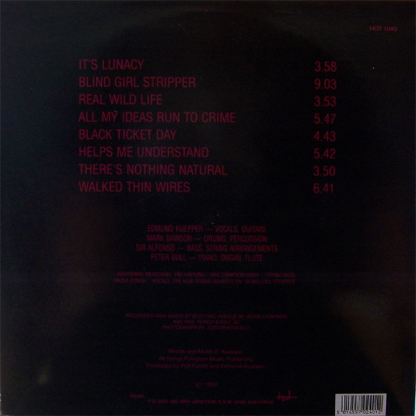 Ed Kuepper - Black Ticket Day | Hot Records (HOT 1040) - 2