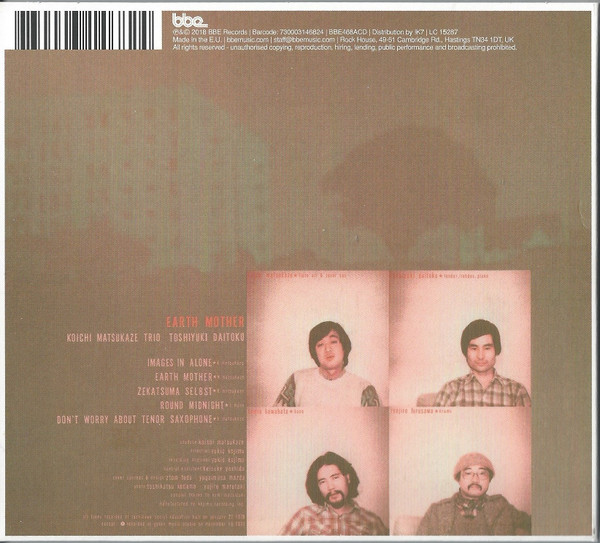 Koichi Matsukaze Trio + Toshiyuki Daitoku - Earth Mother | BBE (BBE468ACD) - 2