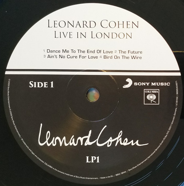 Leonard Cohen - Live In London | Columbia (88985434871) - 2