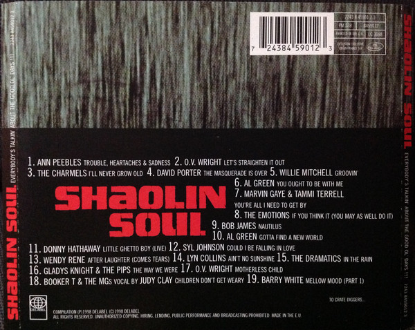 Various - Shaolin Soul | Delabel (7243 8 45901 2 3) - 2