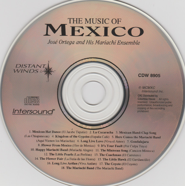 Jose Ortega & His Mariachi Band - The Music Of Mexico | Intersound Inc. (DW 8905) - 3