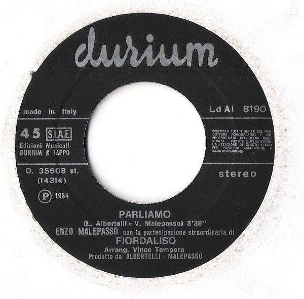 Enzo Malepasso - Fiordaliso - È Bello Dire Anche Ti Amo | Durium (Ld AI 8190) - 4