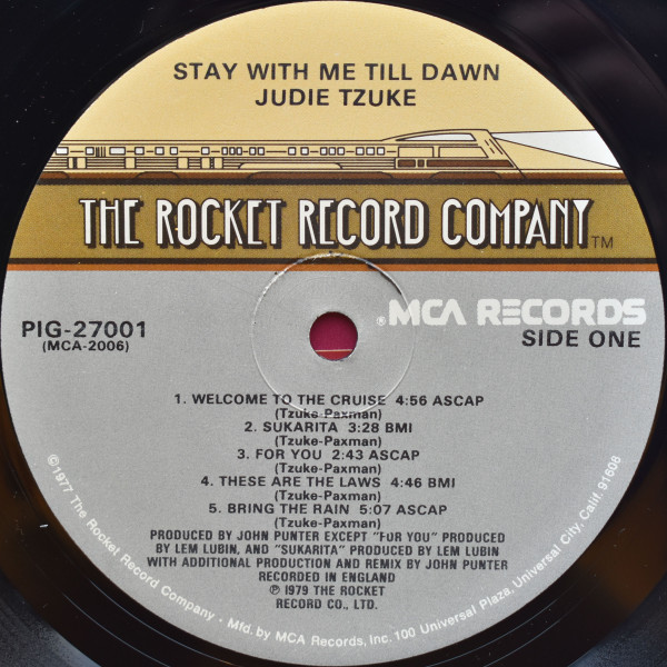 Judie Tzuke - Stay With Me Till Dawn | The Rocket Record Company (PIG-27001) - 3 Judie Tzuke - Stay With Me Till Dawn | The Rocket Record Company (PIG-27001) - 3