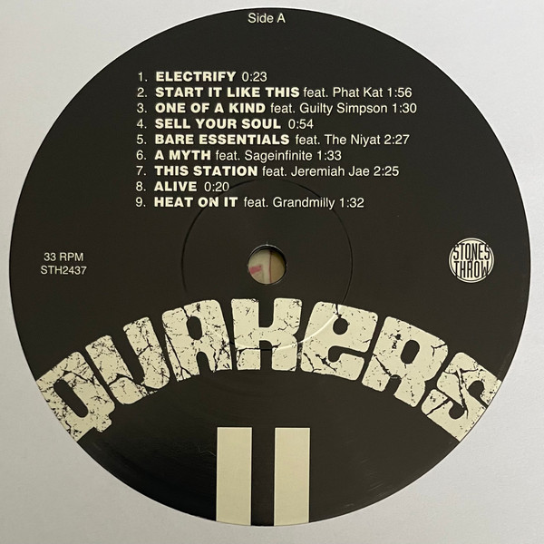 Quakers - II - The Next Wave | Stones Throw Records (STH2437) - 3