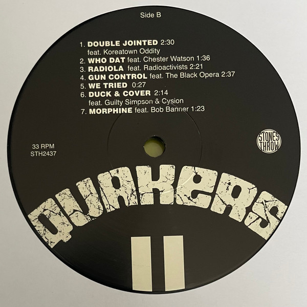 Quakers - II - The Next Wave | Stones Throw Records (STH2437) - 4