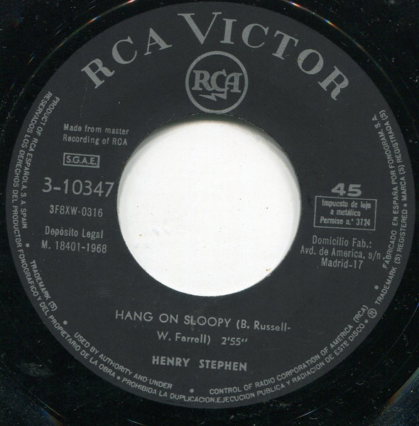 Henry Stephen - Limon Limonero | RCA Victor (3-10347) - 4