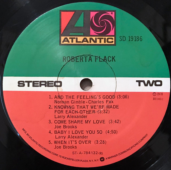 Roberta Flack - Roberta Flack [Vinyl] | Atlantic (SD 19186) - 4