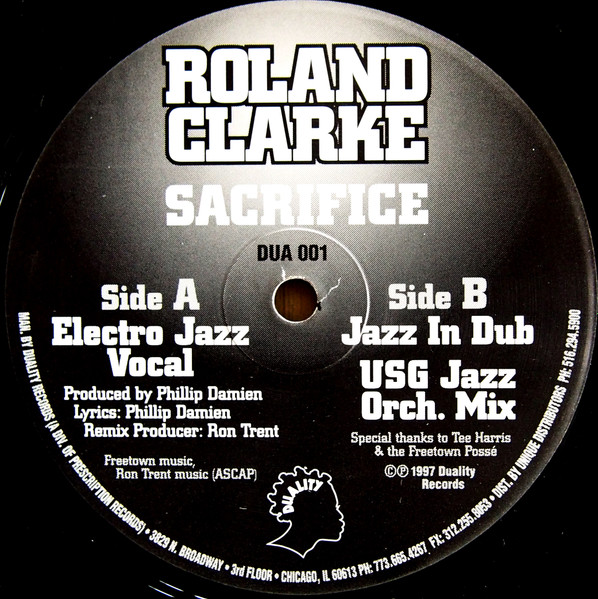 Roland Clark - Sacrifice | Duality Records (DUA-001)