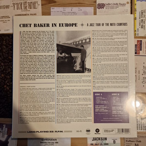 Chet Baker - In Europe - A Jazz Tour Of The Nato Countries | WaxTime (772344) - 2