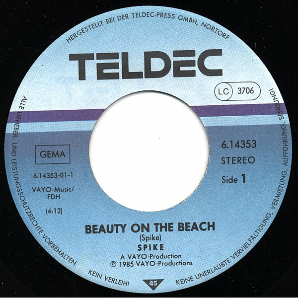 Spike - Beauty On The Beach | Teldec (6.14353) - 2