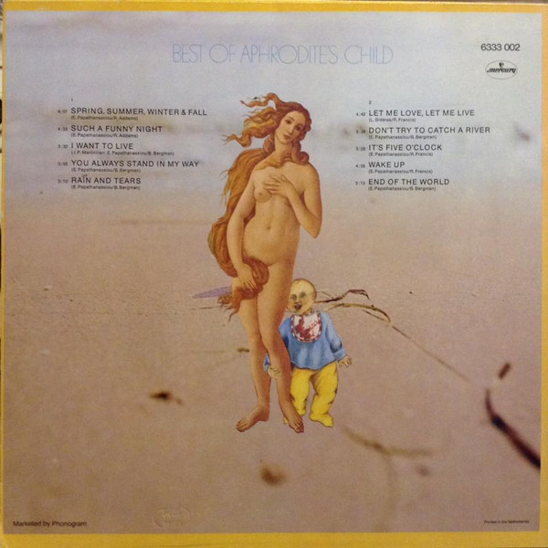Aphrodite's Child - Best Of Aphrodite's Child | Mercury (6333 002) - 2