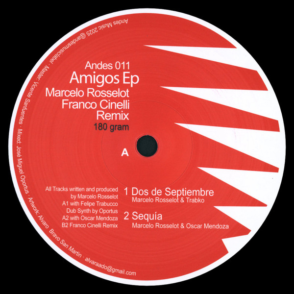 Marcelo Rosselot - Amigos | Andes Music (ANDES011)