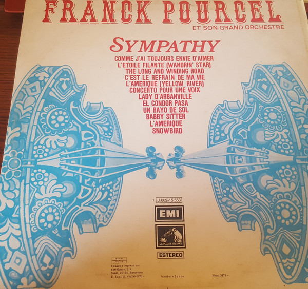 Franck Pourcel Et Son Grand Orchestre - Sympathy | La Voz De Su Amo (1 J 062-15.553) - 2 Franck Pourcel Et Son Grand Orchestre - Sympathy | La Voz De Su Amo (1 J 062-15.553) - 2