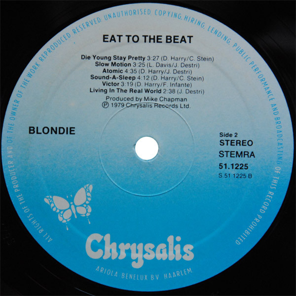 Blondie - Eat To The Beat | Chrysalis (51.1225) - 4 Blondie - Eat To The Beat | Chrysalis (51.1225) - 4