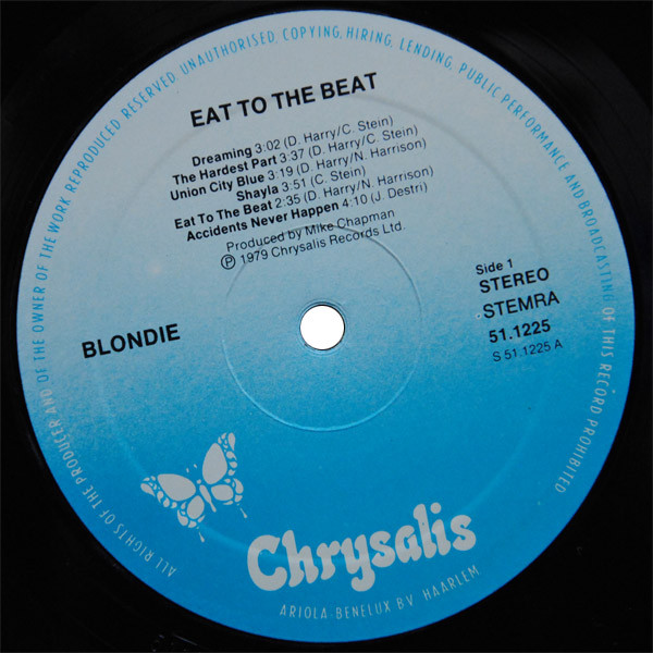 Blondie - Eat To The Beat | Chrysalis (51.1225) - 3 Blondie - Eat To The Beat | Chrysalis (51.1225) - 3