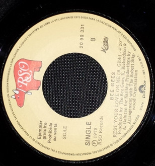 Bee Gees - Too Much Heaven / Rest Your Love On Me | RSO (20 90 331) - 4