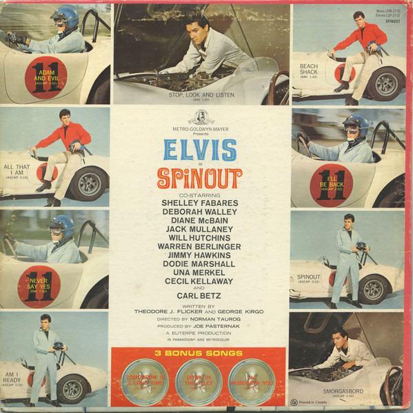 Elvis Presley - Spinout | RCA Victor (LSP-3702) - 2 Elvis Presley - Spinout | RCA Victor (LSP-3702) - 2
