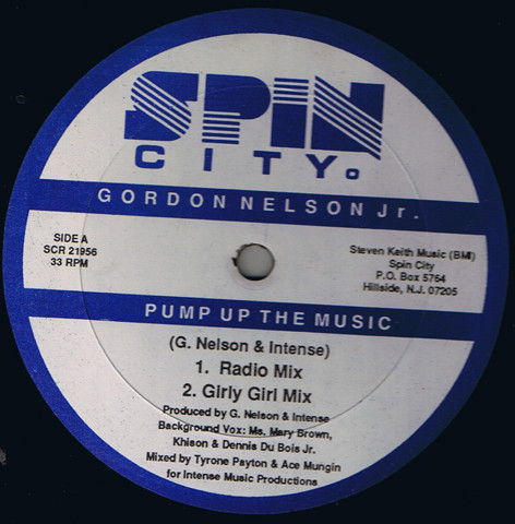 Gordon Nelson - Pump Up The Music | Spin City (SCR 21956) - main Gordon Nelson - Pump Up The Music | Spin City (SCR 21956) - main