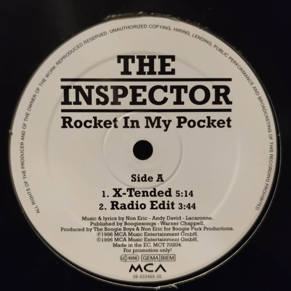 The Inspector - Rocket In My Pocket | MCA Records (MCT 70204) - main The Inspector - Rocket In My Pocket | MCA Records (MCT 70204) - main