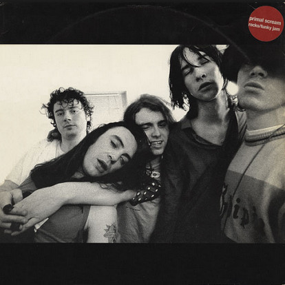 Primal Scream - Rocks / Funky Jam | Creation Records (cre 129t) - main Primal Scream - Rocks / Funky Jam | Creation Records (cre 129t) - main