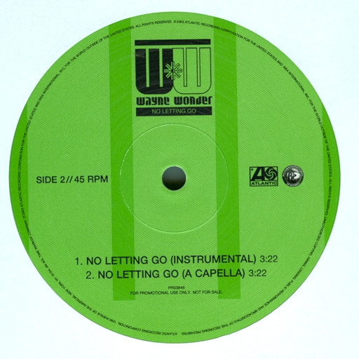 Wayne Wonder / Sean Paul - No Letting Go / Get Busy | Atlantic (PRO3846) - 2