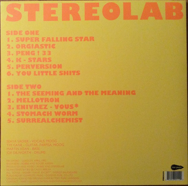 Stereolab - Peng! | Too Pure (PURE11LPX) - 2
