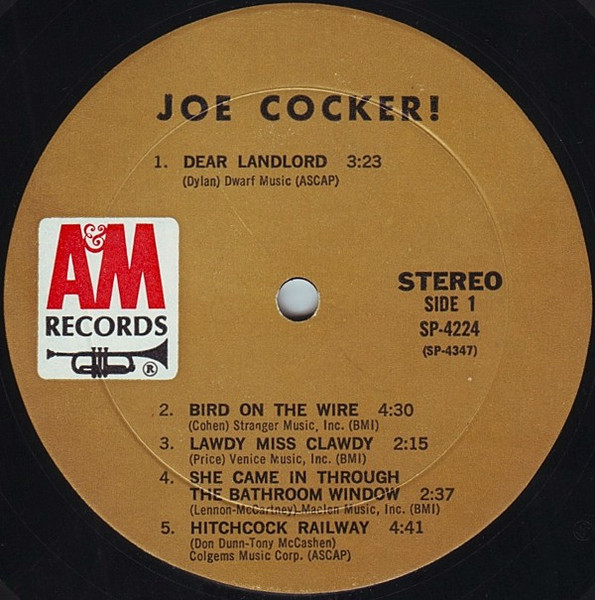 Joe Cocker - Joe Cocker! | A&M Records (SP4224) - 3