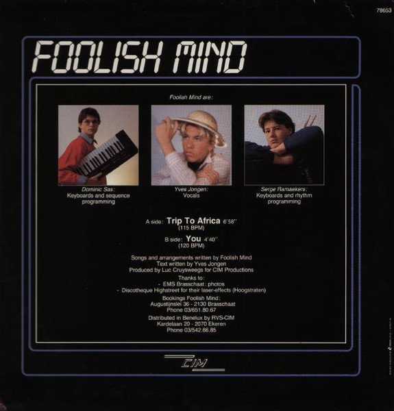 Foolish Mind - Trip To Africa | CIM (78653) - 2