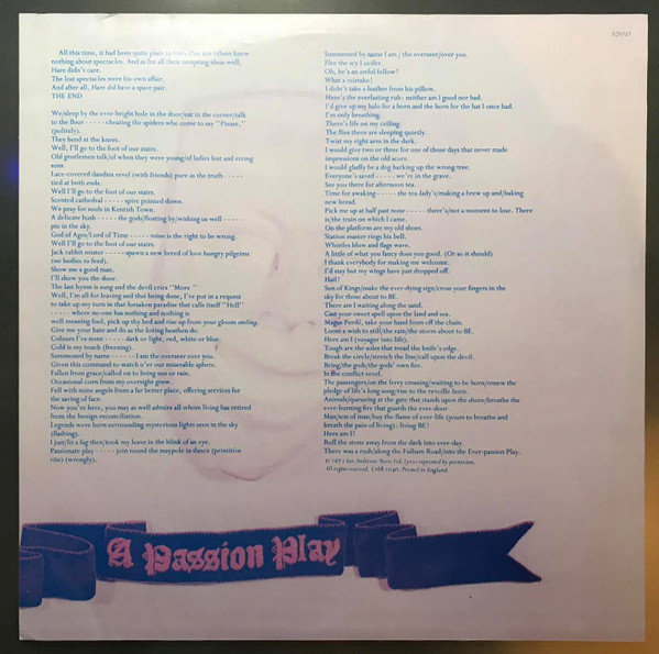 Jethro Tull - A Passion Play | Chrysalis (629315) - 3