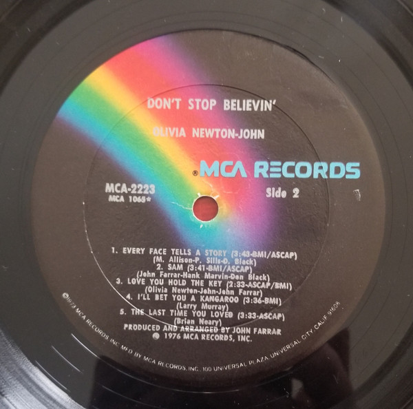 Olivia Newton-John - Don't Stop Believin' | MCA Records (MCA-2223) - 4 Olivia Newton-John - Don't Stop Believin' | MCA Records (MCA-2223) - 4