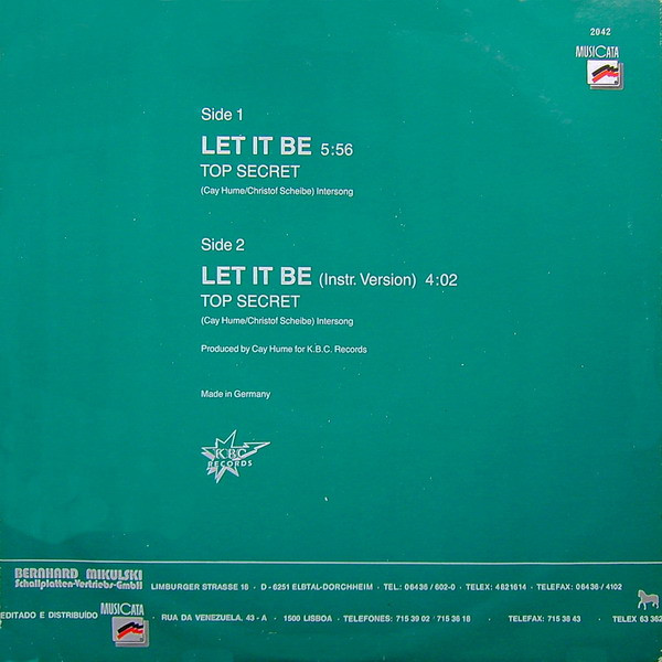 Top Secret - Let It Be | Musicata (2042) - 2