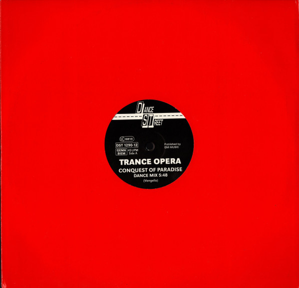 Trance Opera - Conquest Of Paradise | Dance Street (DST 1290-12) - 3 Trance Opera - Conquest Of Paradise | Dance Street (DST 1290-12) - 3