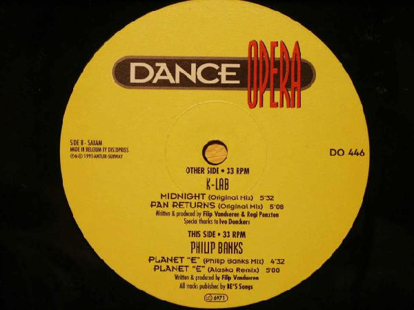 K-Lab / Philip Banks - K-Lab vs. Philip Banks | Dance Opera (DO 446) - 2 K-Lab / Philip Banks - K-Lab vs. Philip Banks | Dance Opera (DO 446) - 2