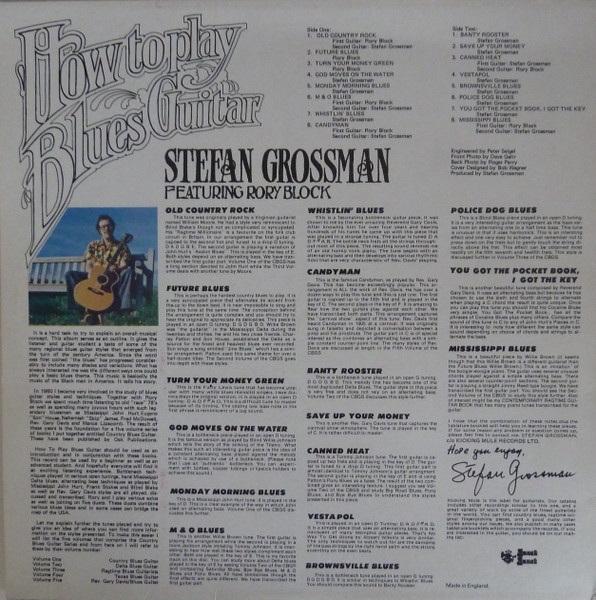 Stefan Grossman featuring Rory Block - How To Play Blues Guitar | Sonet (SNKF 150) - 2 Stefan Grossman featuring Rory Block - How To Play Blues Guitar | Sonet (SNKF 150) - 2