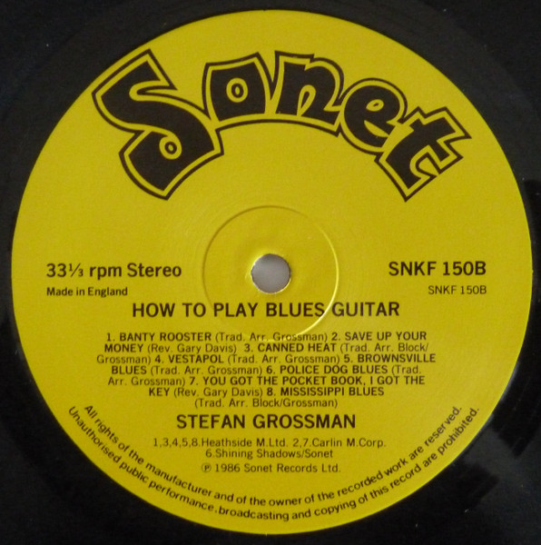 Stefan Grossman featuring Rory Block - How To Play Blues Guitar | Sonet (SNKF 150) - 4 Stefan Grossman featuring Rory Block - How To Play Blues Guitar | Sonet (SNKF 150) - 4
