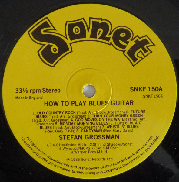 Stefan Grossman featuring Rory Block - How To Play Blues Guitar | Sonet (SNKF 150) - 3 Stefan Grossman featuring Rory Block - How To Play Blues Guitar | Sonet (SNKF 150) - 3