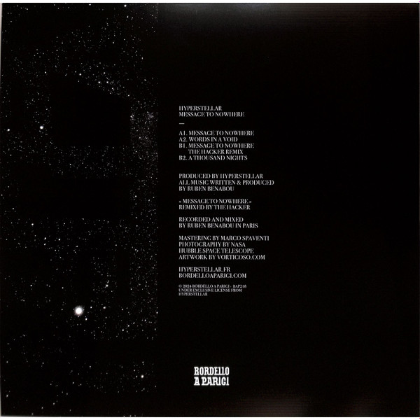 Hyperstellar - Message To Nowhere | Bordello A Parigi (BAP218) - 2