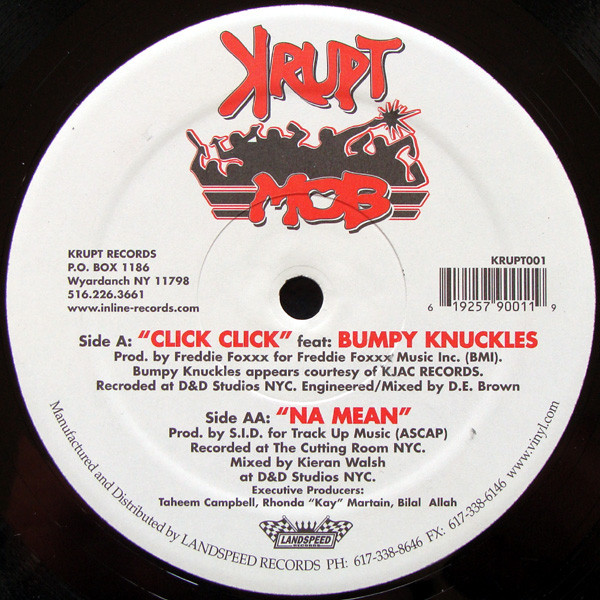 Krupt Mob - Click Click / Na Mean | Landspeed Records (KRUPT001) - 2 Krupt Mob - Click Click / Na Mean | Landspeed Records (KRUPT001) - 2