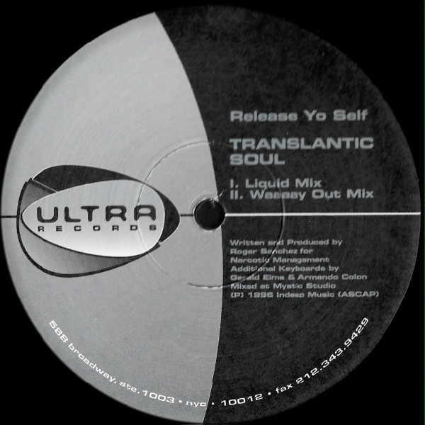 Roger Sanchez Presents Transatlantic Soul - Release Yo Self | Ultra Records (UL12001.5) - 2