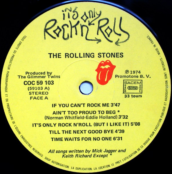The Rolling Stones - It's Only Rock 'N Roll | Rolling Stones Records (COC 59103 Y) - 3