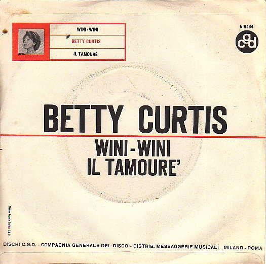 Betty Curtis - Wini Wini | CGD (N 9464) - 2