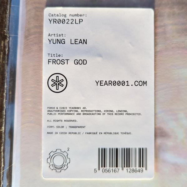 Yung Lean - Frost God | Year0001 (YR0022LP) - 2
