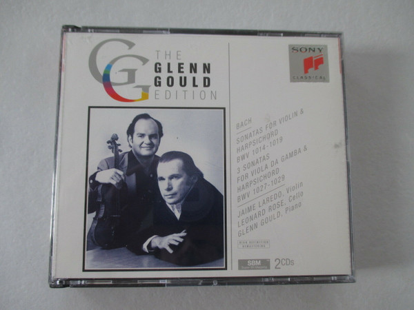 Johann Sebastian Bach , Jaime Laredo , Leonard Rose , Glenn Gould - Sonatas For Violin & Harpsichord BWV 1014–1019; Sonatas For Viola Da Gamba & Harpsichord BWV 1027–1029 | Sony Classical (SM2K 52615) - 2 Johann Sebastian Bach , Jaime Laredo , Leonard Rose , Glenn Gould - Sonatas For Violin & Harpsichord BWV 1014–1019; Sonatas For Viola Da Gamba & Harpsichord BWV 1027–1029 | Sony Classical (SM2K 52615) - 2