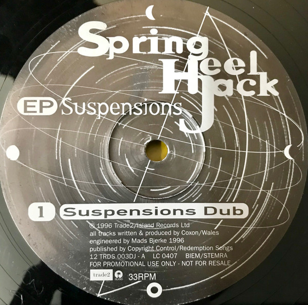Spring Heel Jack - Suspensions EP | Trade 2 (12 TRDS 003DJ)