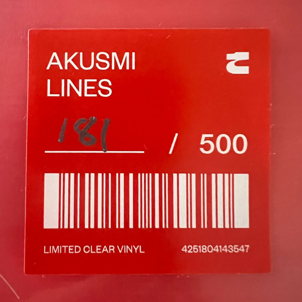 Akusmi - Lines (Limited Numbered Edition) [Vinyl] | Tonal Union (TU003LP) - 5
