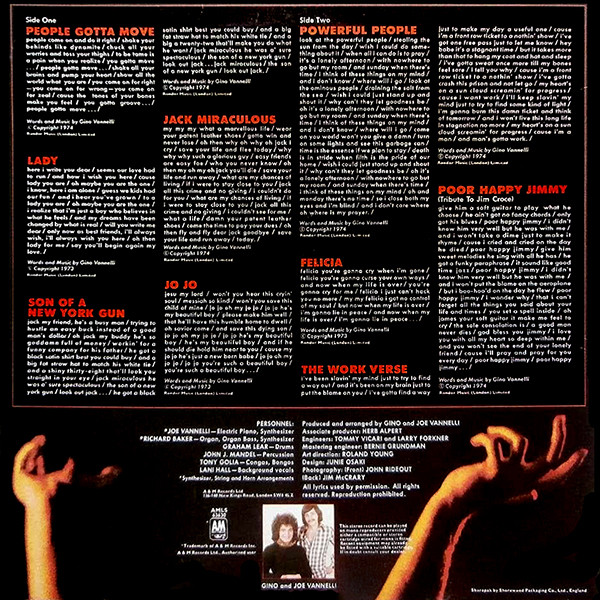 Gino Vannelli - Powerful People | A&M Records (AMLS 63630) - 2 Gino Vannelli - Powerful People | A&M Records (AMLS 63630) - 2