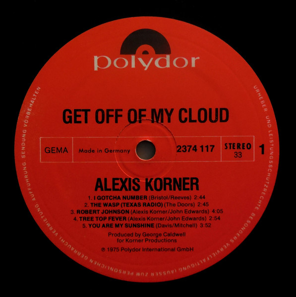 Alexis Korner - Get Off Of My Cloud | Polydor (2374 117) - 3