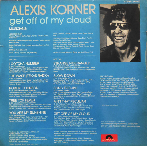 Alexis Korner - Get Off Of My Cloud | Polydor (2374 117) - 2