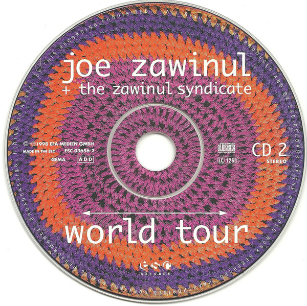 Joe Zawinul + The Zawinul Syndicate - World Tour | ESC Records (ESC/EFA 03656-2) - 4